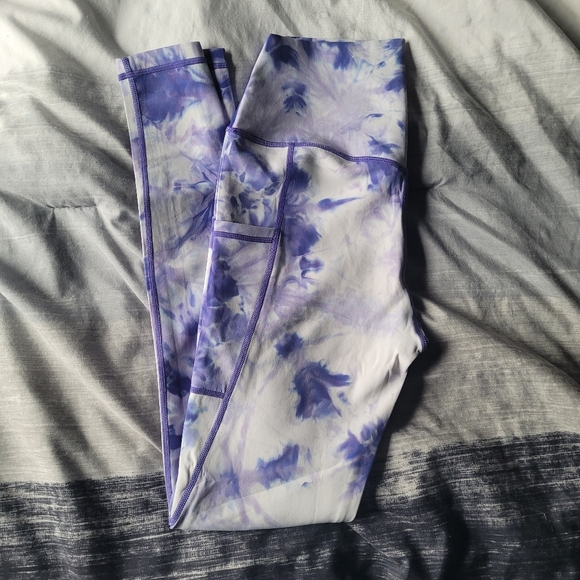 CVG Purple Dye Hard Leggings Small Full Length - Picture 2 of 6